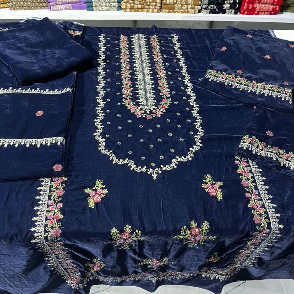 Velvet Micro 9000 3PC Embroidered