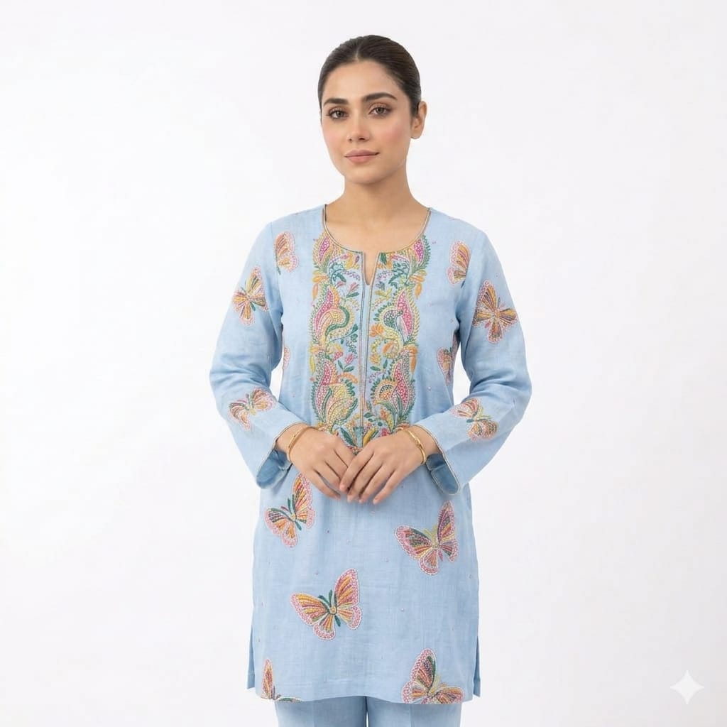 Mughalia Special Sky Blue 2pc