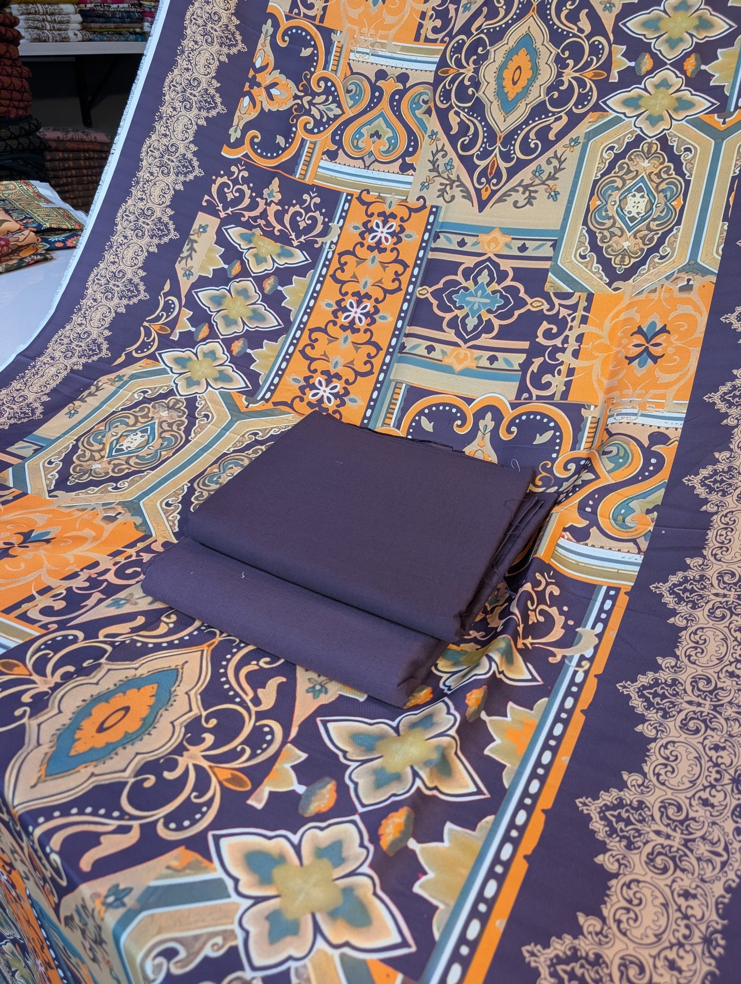 𩵠Original Wool Shawl 3PC ā Maria B Inspired