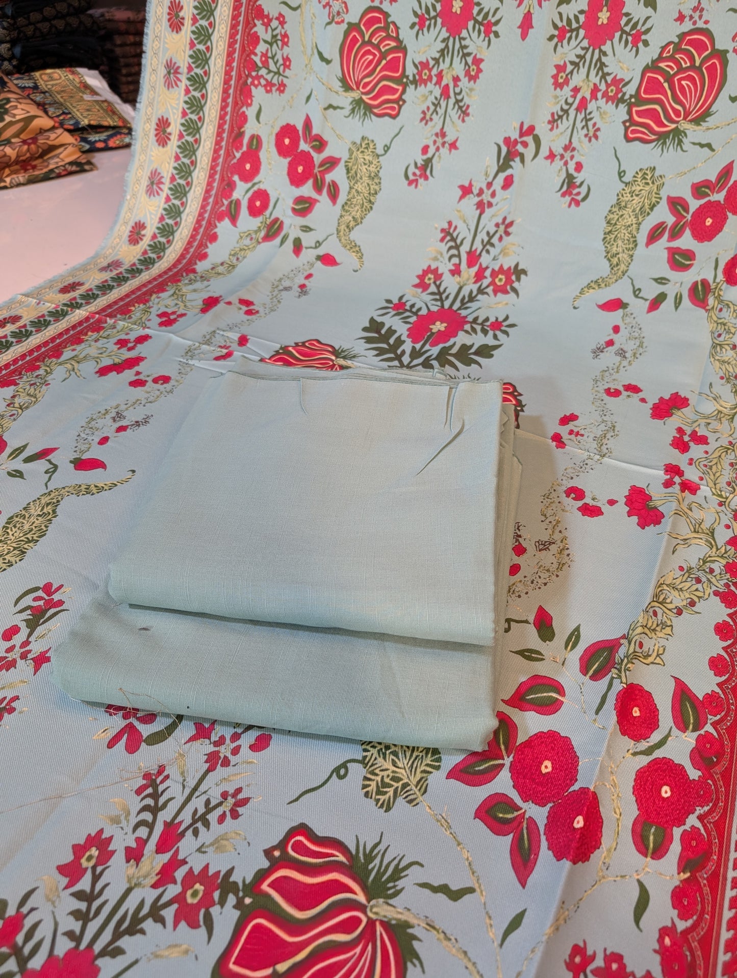 𩵠Original Wool Shawl 3PC ā Maria B Inspired š©µ