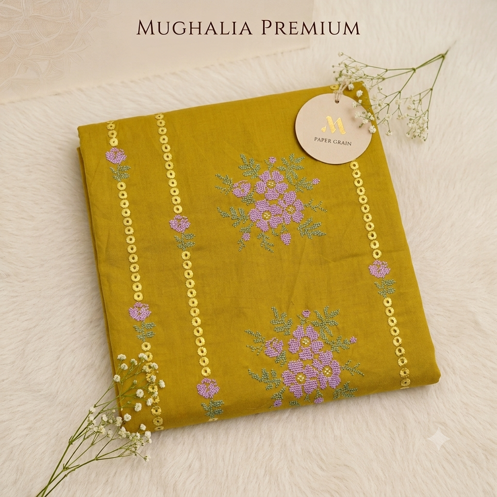 Mughalia Premium 2-piece set featuring intricate Mughal-inspired patterns on ceramic mugs, showcasing detailed craftsmanship.
