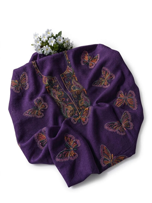 Plum Butterfly -2PC