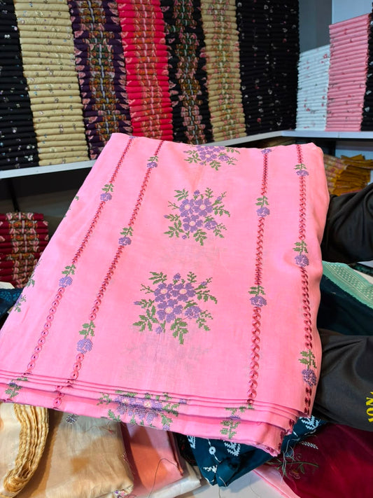 Mughalia Premium Unstitched 2-piece fabric set featuring traditional Mughal-inspired patterns and vibrant colors.
