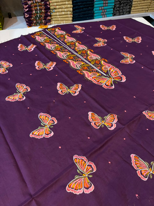 Mughalia Premium Unstitched 2-piece fabric set featuring intricate traditional Mughal-inspired patterns on high-quality material.