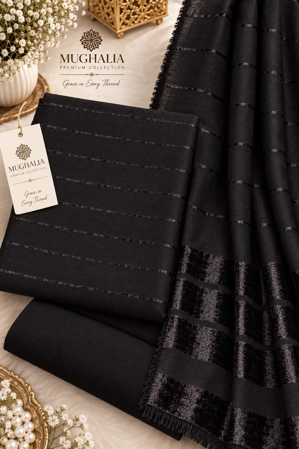 Special  Danakh 3Pc Winter Suit – Sophisticated Look