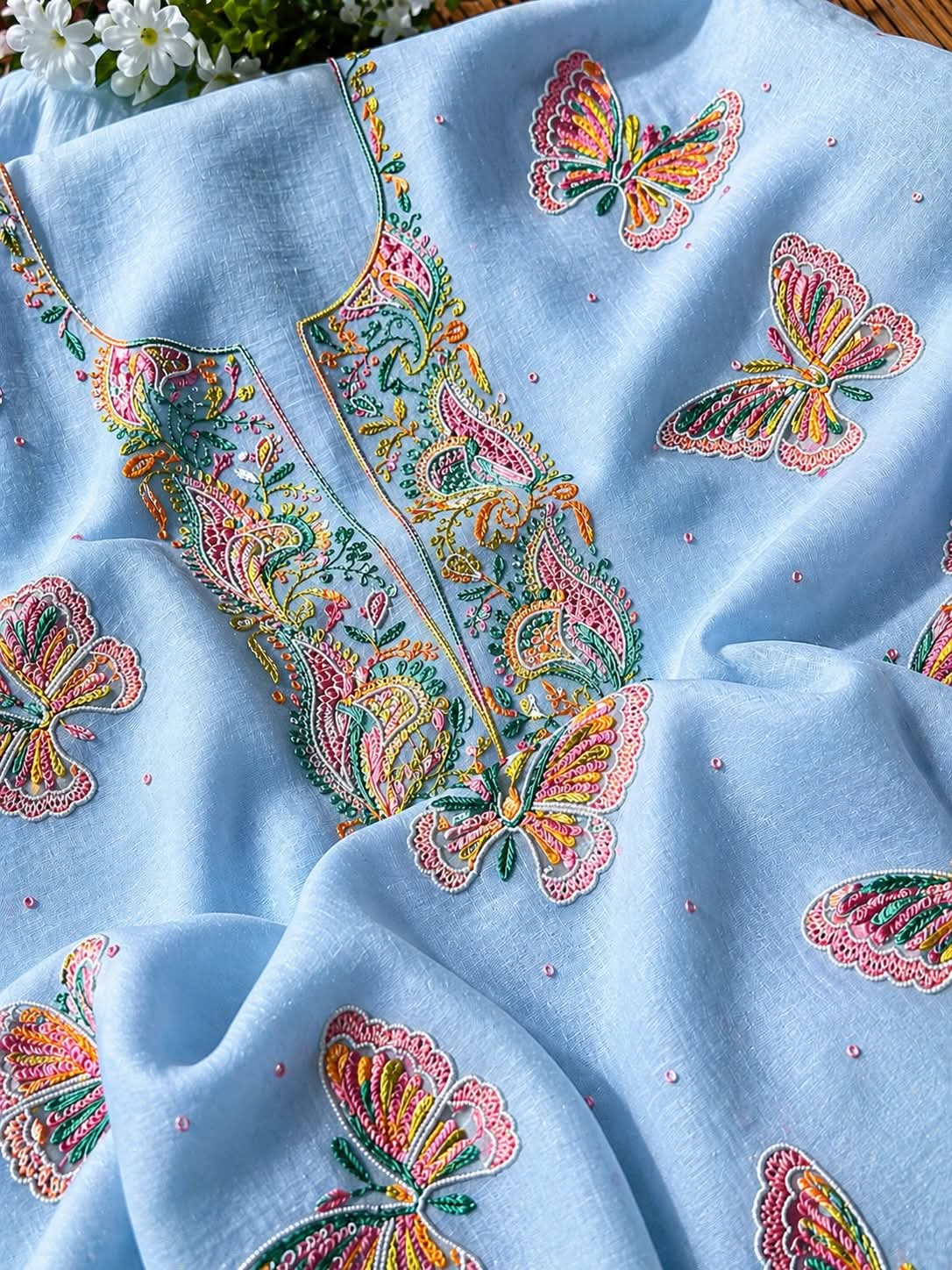 Mughalia Special Sky Blue 2pc