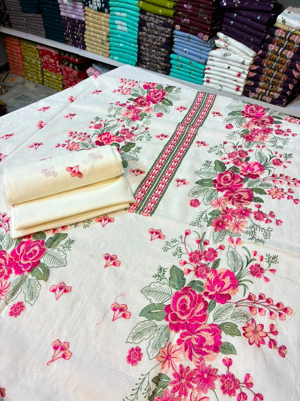 Mughalia Premium Unstitched 2PC