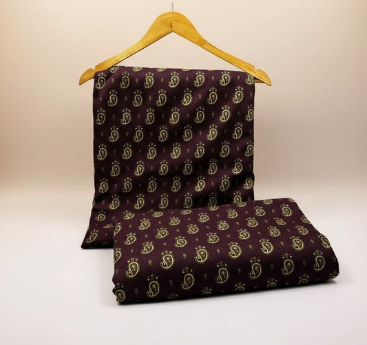 Premium Wool Printed 2-Piece (Unstitched)