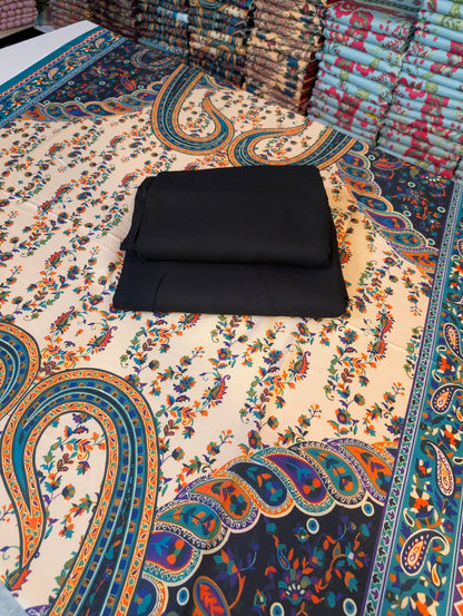 🩵 Original Wool Shawl 3PC – Maria B Inspired